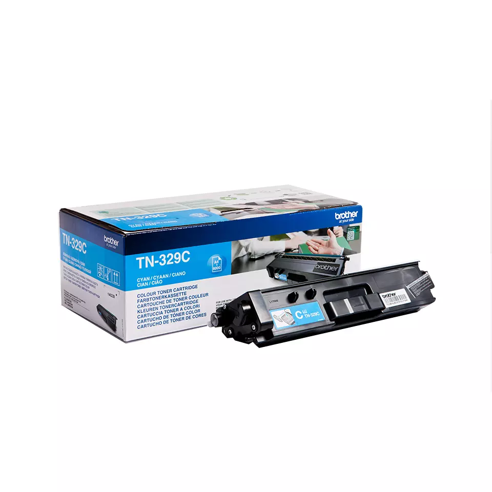 &divide; T&oacute;ner original brother tn329c cian 6.000 p&aacute;ginas