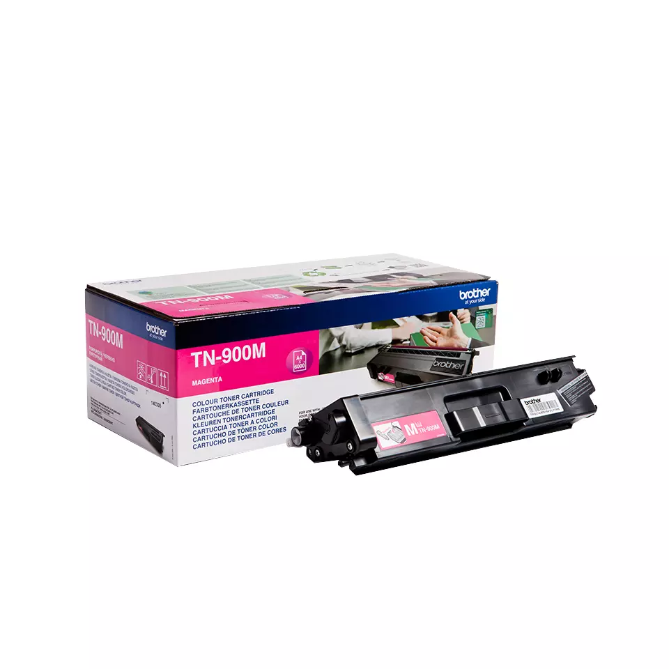 &divide; T&oacute;ner original brother tn900m magenta 6.000 p&aacute;ginas