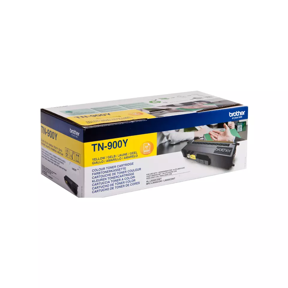 &divide; T&oacute;ner original brother tn900y amarillo 6.000 p&aacute;ginas