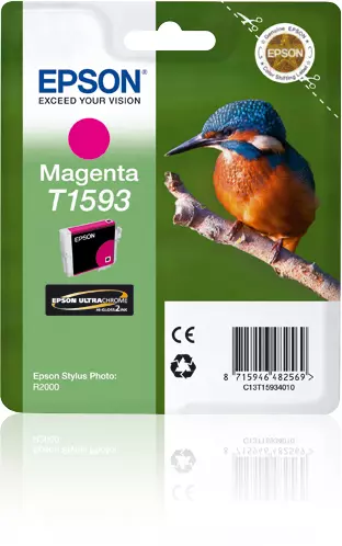&divide; Tinta original epson t1593 magenta c13t15934010 17ml
