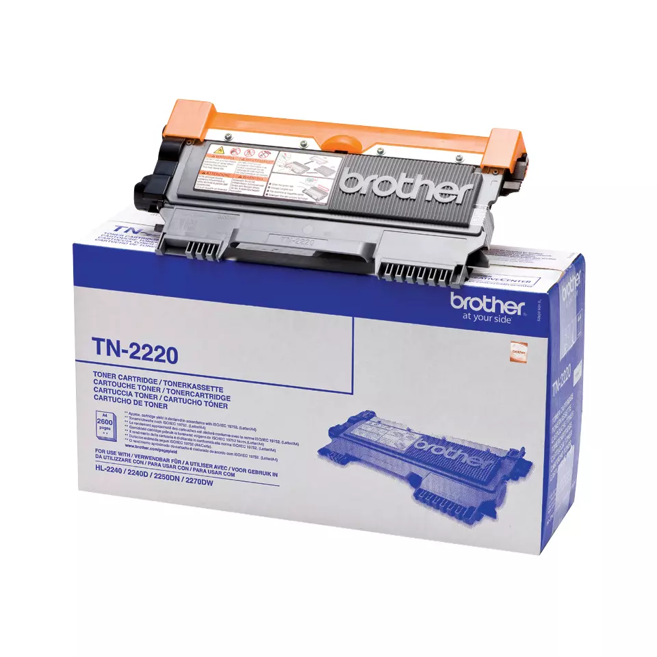 &divide; T&oacute;ner original brother tn2220 negro 2.600 p&aacute;ginas
