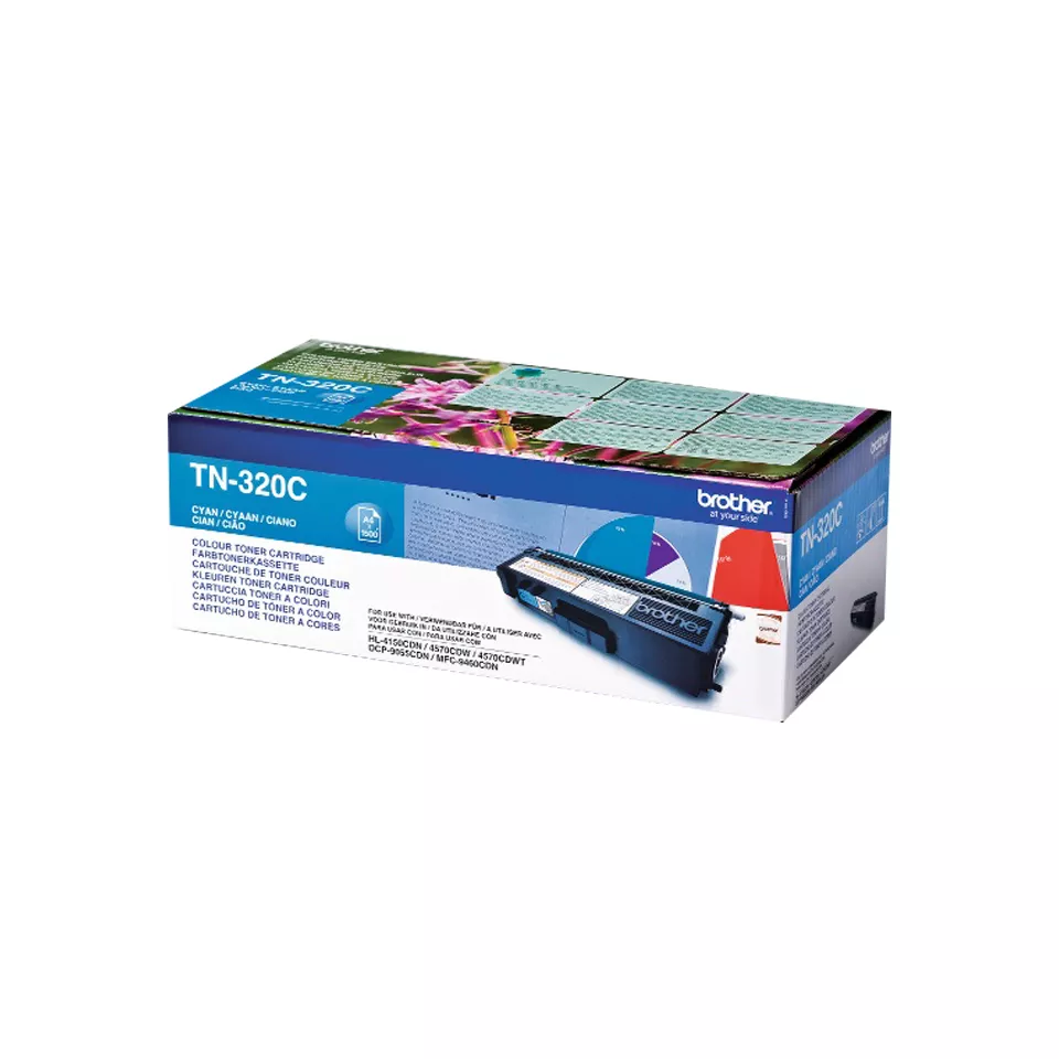 &divide; T&oacute;ner original brother tn320c cian 1.500 p&aacute;ginas