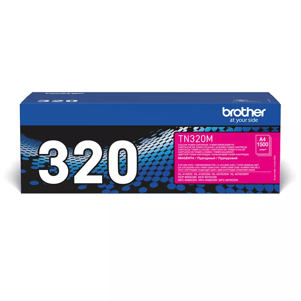 &divide; T&oacute;ner original brother tn320m magenta 1.500 p&aacute;ginas