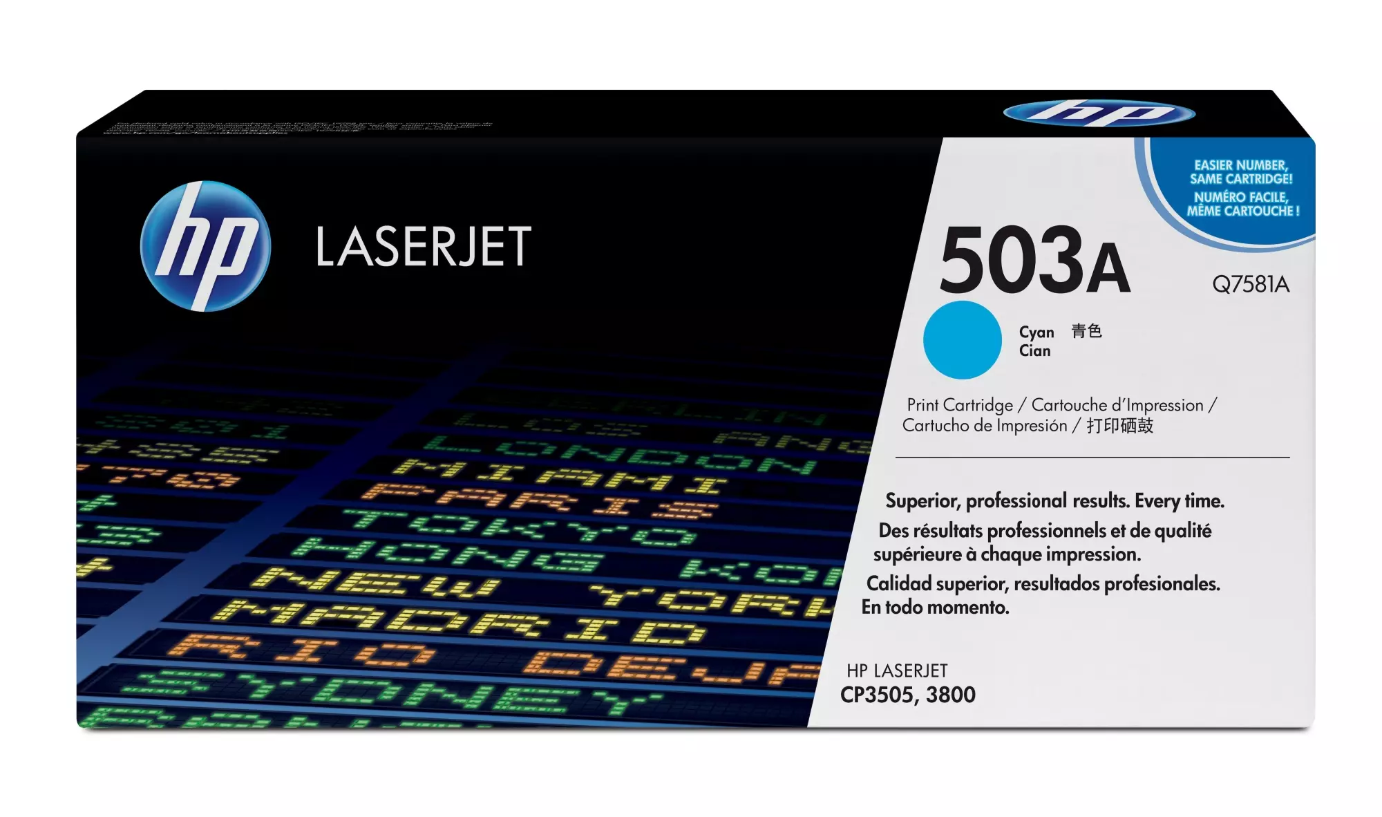 &divide; T&oacute;ner original hp q7581a 503a negro 6.000 p&aacute;ginas