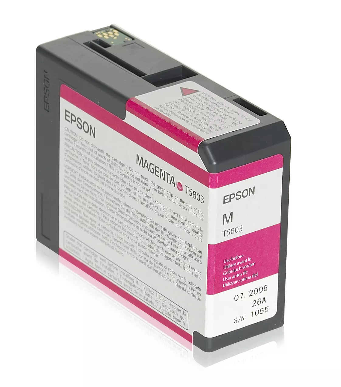 &divide; Tinta original epson t580300 magenta c13t580300 80ml