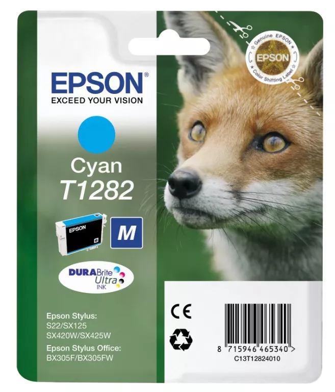 &divide; Tinta original epson t1282 cian c13t12824020 3.5ml