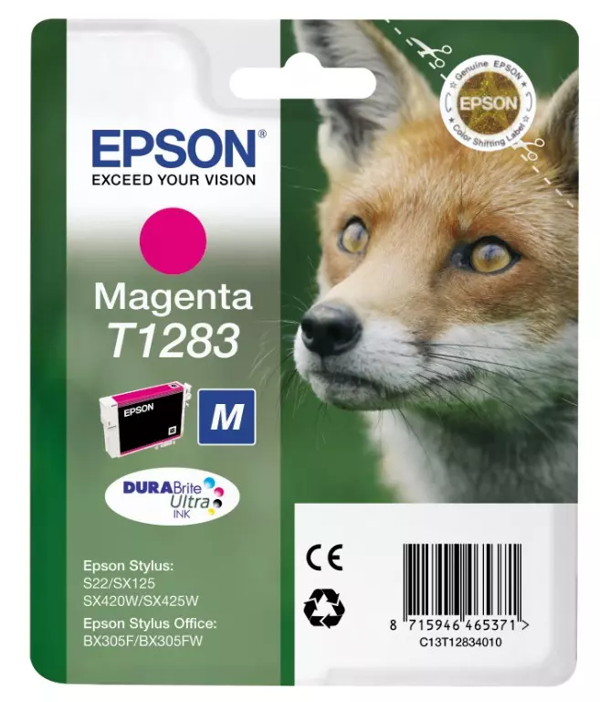 &divide; Tinta original epson t1283 magenta c13t12834020 3.5ml