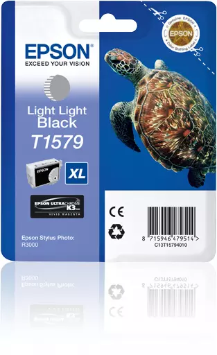 &divide; Tinta original epson t1579 gris claro c13t15794010 25.9ml