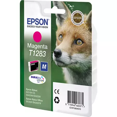 &divide; Tinta original epson t1283 magenta c13t12834011 3.5ml