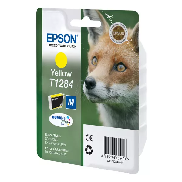 &divide; Tinta original epson t1284 amarillo c13t12844011 3.5ml