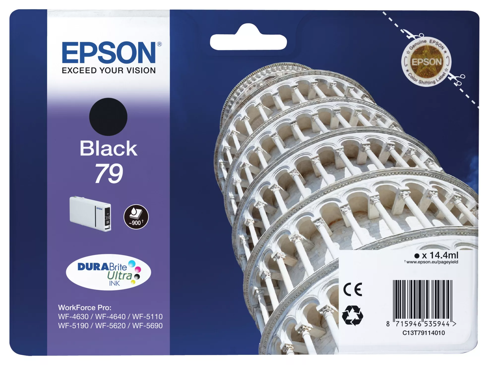 &divide; Tinta original epson t7911 negro c13t79114010 14.4ml