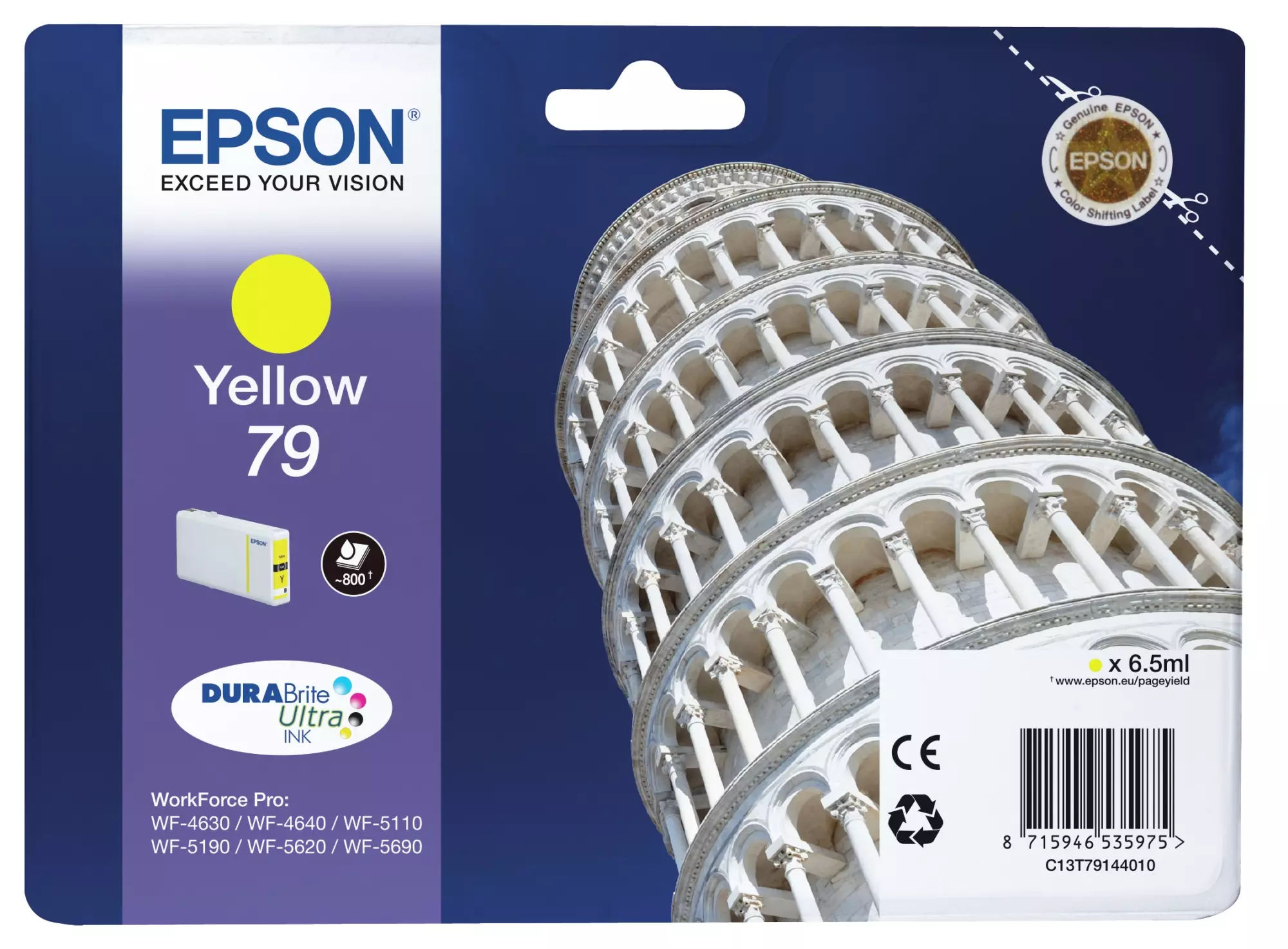 &divide; Tinta original epson t7914 amarillo c13t79144010 6.5ml