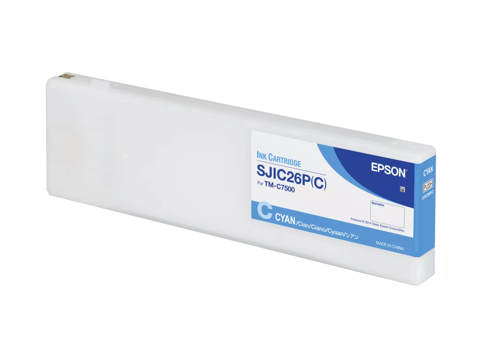 &divide; Tinta original epson sjic26p cian 294.3ml