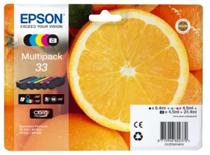 &divide; Tinta original epson t3337 multipack 5 colores c13t33374010