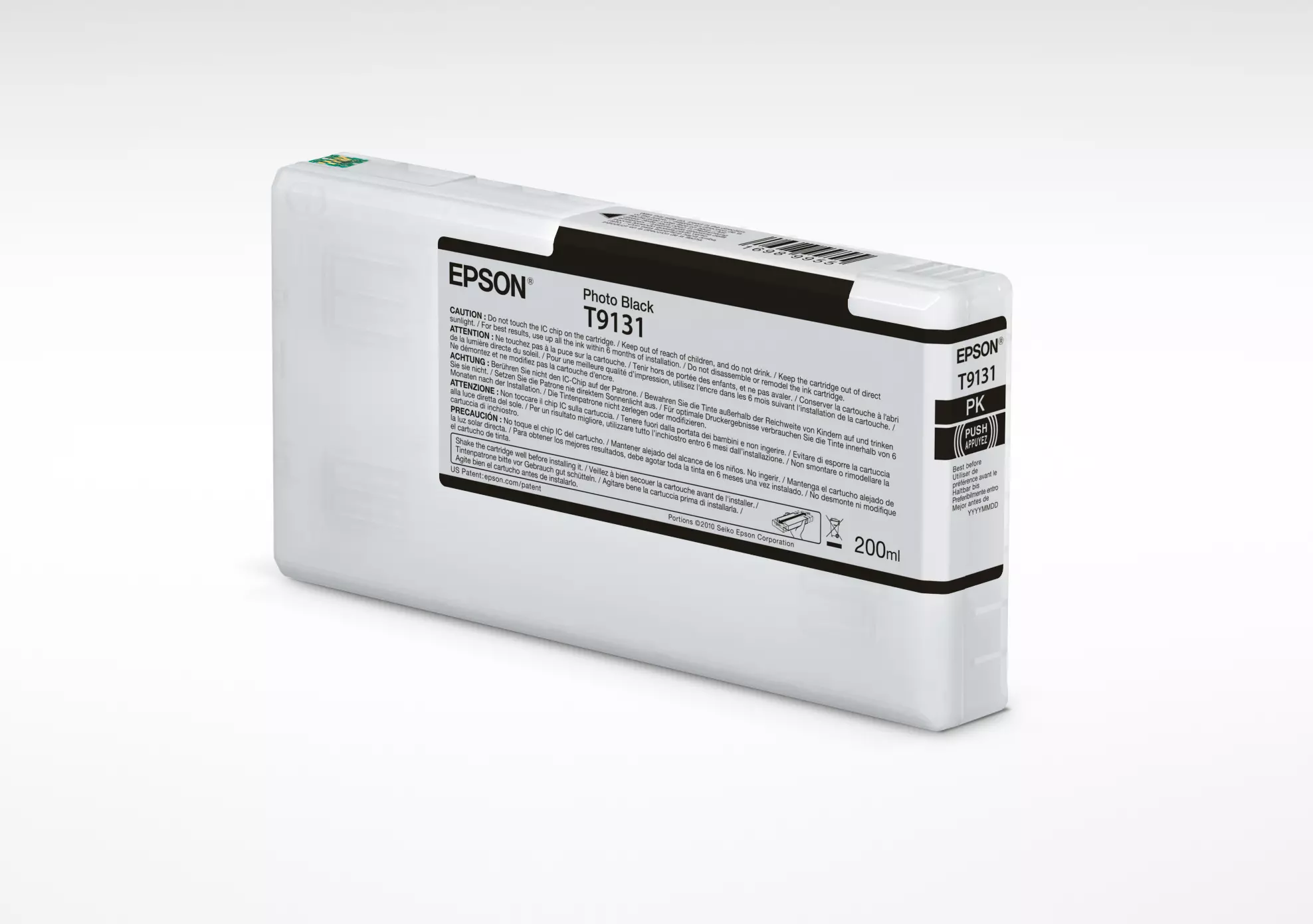 &divide; Tinta original epson t9131 negro foto c13t913100 200ml