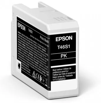 &divide; Tinta original epson t46s1 negro foto c13t46s100 25ml