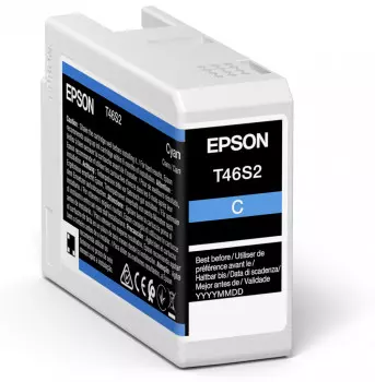 &divide; Tinta original epson t46s2 cian c13t46s200 25ml