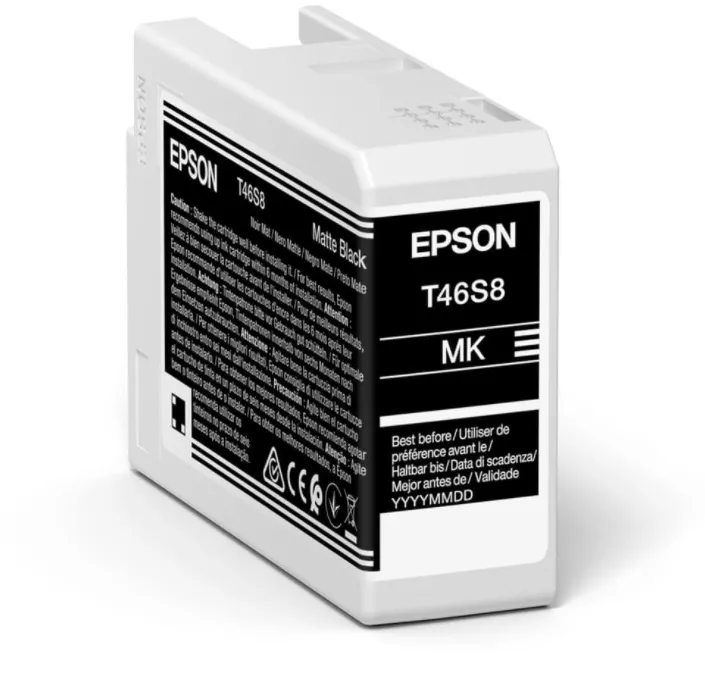 &divide; Tinta original epson t46s8 negro mate c13t46s800 25ml