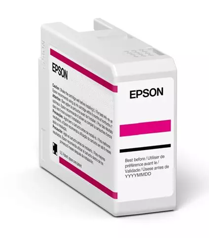 &divide; Tinta original epson t47a6 magenta claro vivo c13t47a600 50ml