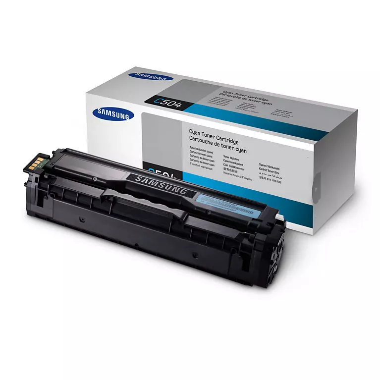 &divide; T&oacute;ner original samsung clt-c404s cian 1.000 p&aacute;ginas
