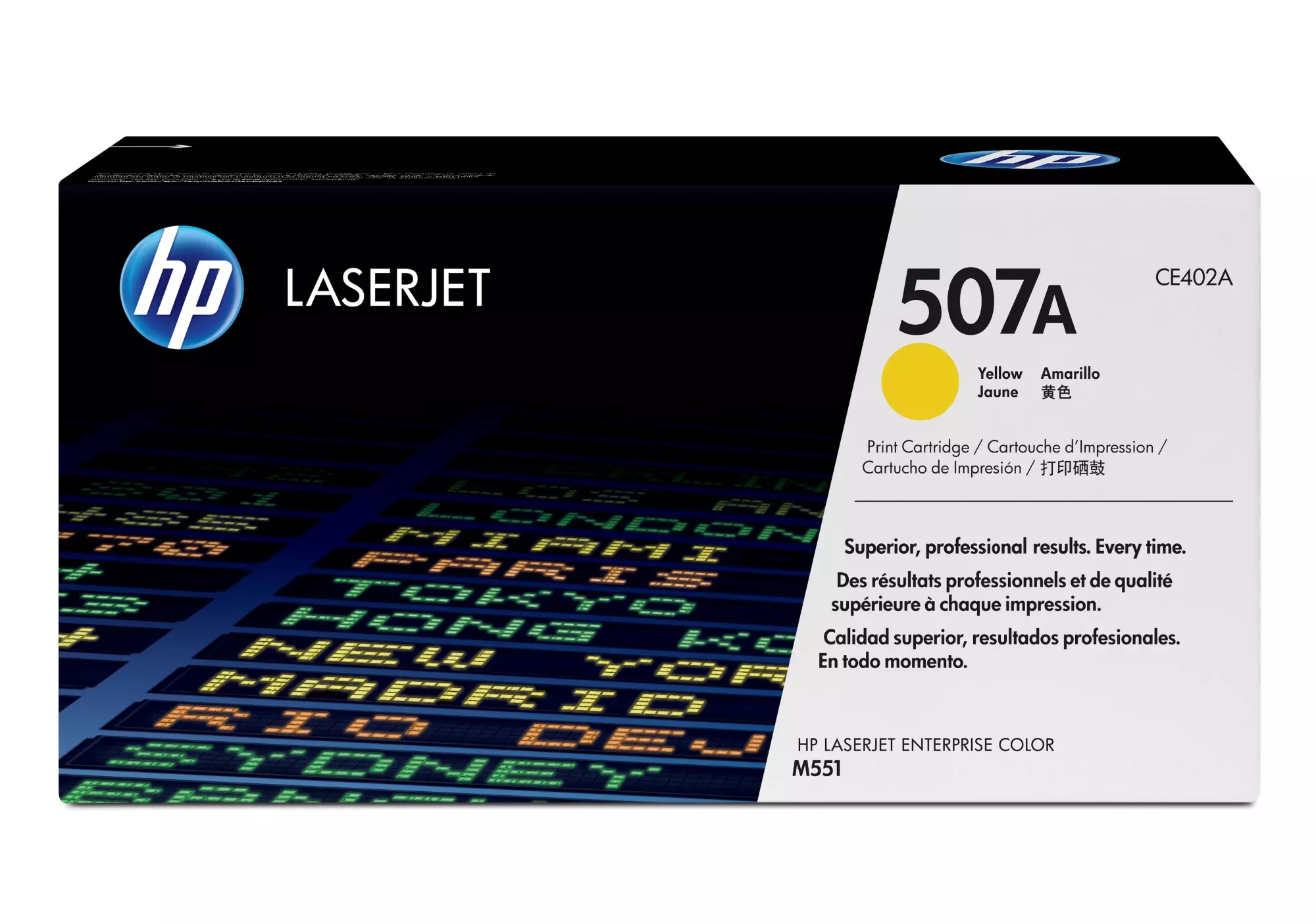 &divide; T&oacute;ner original hp ce402a amarillo 507a 6.000 p&aacute;ginas