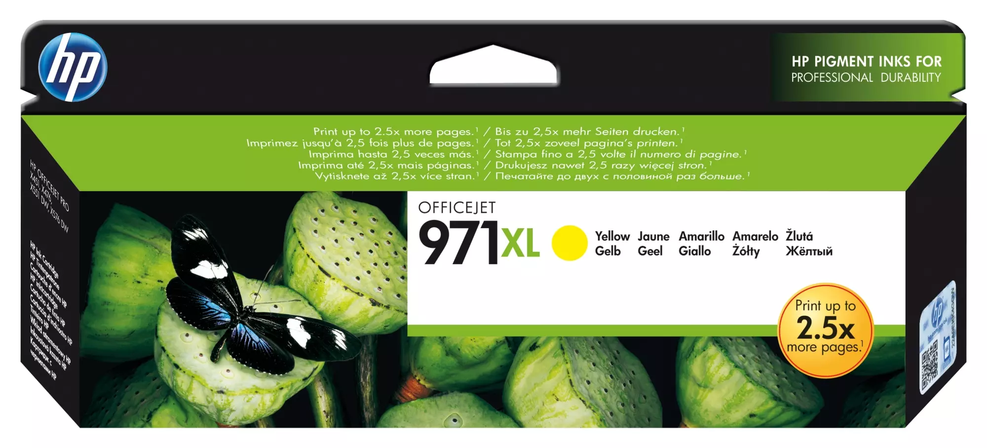 &divide; Tinta original hp n971xl amarillo cn628ae 83ml